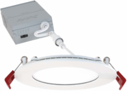 Juno 4IN Economy LED Wafer, Switchable CCT – 2700K, 3000K, 3500K, 4000K, and 5000K, 90+ CRI, Matte White