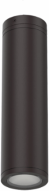 Wall Mount Cylinder, Package 1, Switchable CCT- 3000K, 4000K, and 5000K, 75 Degree, 120-347V, Photocell, buttontype, Dark bronze finish, super durable