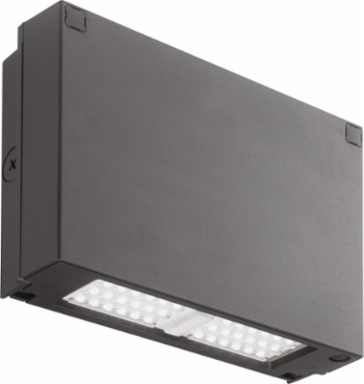 11.1 Inch x 8.1 Inch Wallpack, 12W, 1,550 Lumen Output, IP66 Rated