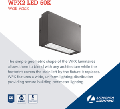 Wall Pack Light 12.3 Inch x 9.1 Inch 48W Bronze