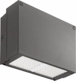 4000K Wallpack 69W 9200 Lumen Aluminum Bronze 13 Inch x 9.5 Inch x 5.5 Inch
