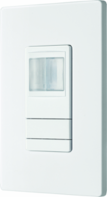 Wall Switch Motion Sensor, White, 20 ft Detection, 120-277V, 5-Year Warranty
