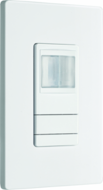Wall Switch Motion Sensor, White, 20 ft Detection, 120-277V, 5-Year Warranty