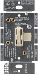 Ariadni Dual Fan/Light Control, 120V, 1.5A, 300W, 3 Quiet Speeds