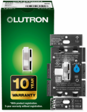 Ariadni LED+ Dimmer, 150W LED/CFL or 600W Incandescent, Toggle Switch, 4.60 x 2.86 Inch