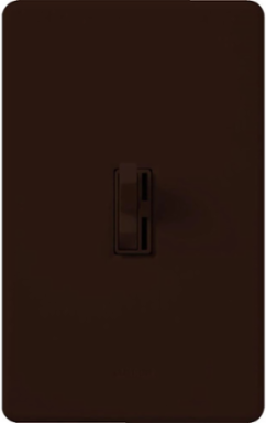 Ariadni LED+ Dimmer 150W, Brown, Indoor Use, Toggle Switch