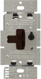 Ariadni LED+ Dimmer 150W, Brown, Indoor Use, Toggle Switch