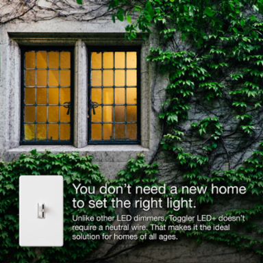 Ariadni LED+ Dimmer Switch, 150W LED/CFL or 600W Incandescent, 4.60 x 2.86 Inch