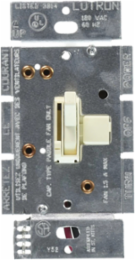 Ariadni 3-Speed Fan Control, Almond, 120V, 1.5A, Wallbox Mount