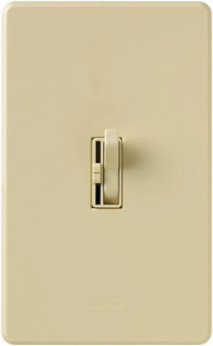 Ariadni 3-Speed Ceiling Fan Control, 120V, Ivory, Gloss Finish