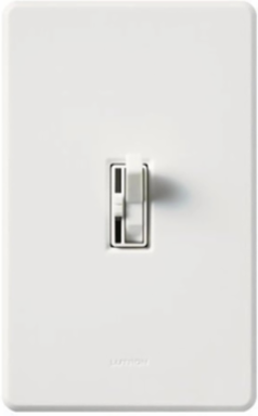 Ariadni Fan Control, 120V/1.5A, 3-Speed, Gloss White, Toggle Switch