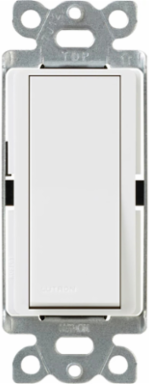 Claro Single Pole Switch 15A Almond, 4.69 x 2.94 Inch, Gloss Finish