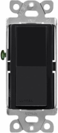 Claro Single Pole Switch 15A 4.69x2.94 Inch Glossy Black