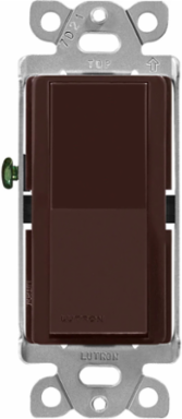 Claro Paddle Switch 15A 120/277 VAC Gloss Brown