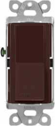 Claro Paddle Switch 15A 120/277 VAC Gloss Brown