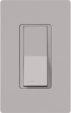 Claro Single Pole Switch 15A 1800/4155W Gloss Gray