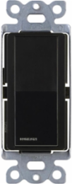 Claro 4-Way Rocker Switch 15A Black, Gloss Finish, Paddle Switch
