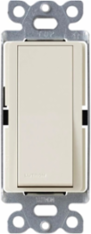 Claro 4-Way Switch 15A Lighting Control, Light Almond, Glossy Finish
