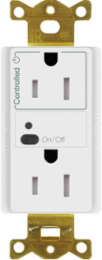 Wireless Split Receptacle 15A, White, 4.69 x 2.94 Inch