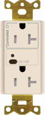 Wireless Split Receptacle 20A Light Almond, 4.69 x 2.94 Inch