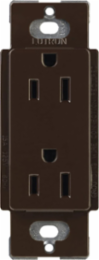 Tamper-Resistant Receptacle 15 Amp 125V Gloss Brown 4.69 x 2.94 Inch