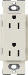 Tamper-Resistant Duplex Receptacle 15 Amp 125V Light Almond 4.69 x 2.94 Inch
