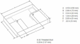 Junction Box Adapter Kit 4.19 x 2.96 Inch Metal Fixture Type Fluorescent