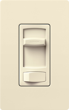 Skylark Contour LED+ Dimmer Switch, 150W LED/600W Inc/Hal, Almond Finish