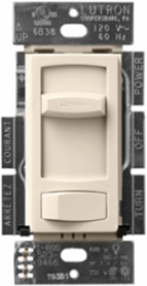 Skylark Contour LED+ Dimmer Switch, 150W LED/600W Incandescent, Light Almond