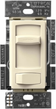 Skylark Contour Dimmer Switch, 150W LED/600W Incandescent, Almond