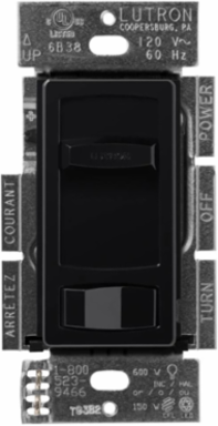 Skylark Contour LED+ Dimmer Switch, 150W LED/600W Incandescent, Black