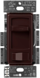 Skylark Contour LED+ Dimmer Switch, 150W LED/600W Incandescent, Brown, Gloss Finish