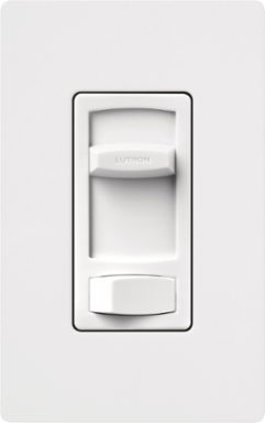 Skylark Contour LED+ Dimmer Switch, 150W LED/600W Incandescent, Gloss White