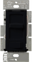 Contour Dimmer Switch 300W 3-Way Slide Rocker in Black