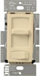 Contour Dimmer Switch 300W 3-Way Slide Rocker Switch Ivory
