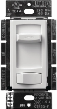 Skylark Contour Quiet Fan Speed Control, 120V/1.5A, 3-Speed, Gloss Finish