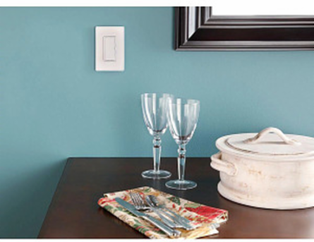 Claro Decorative Wall Plate, 1-Gang, Glossy Brown, 4.69 x 2.94 Inch