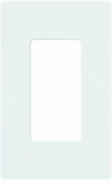 Claro Wallplate 1-Gang White, Glossy Finish, 4.69 x 2.94 Inch