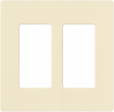 Claro Decorative Wallplate 2-Gang 4.69 x 4.75 Inch Gloss Finish