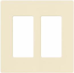 Claro Decorative Wallplate 2-Gang 4.69 x 4.75 Inch Gloss Finish