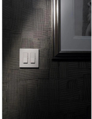 Claro Decorative Wallplate 2-Gang Ivory Glossy Finish, 4.69 x 4.75 Inch