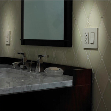 Claro 2-Gang Wallplate, Gloss Finish, 4.69 x 4.75 Inch, Plastic Construction