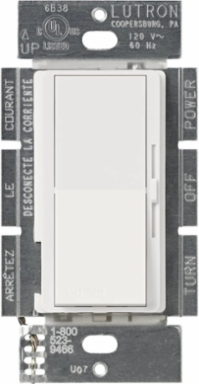 3-Way Dimmer Switch, 1000W, Paddle Switch, Gloss Finish, 4.69 Inch x 2.94 Inch
