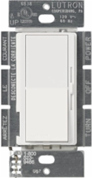 Diva Dimmer Switch, 1000W, Glossy White, Single-Pole