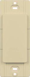 Diva Blank Insert Ivory, Plastic Gloss Finish, Wallplate Compatible