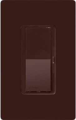 Diva LED+ Dimming Switch, 150W LED/CFL & 600W Incandescent, Brown