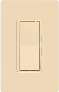 Diva LED+ Dimmer Switch, 150W Dimmable LED/CFL, 600W Incandescent, Ivory