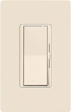 LED+ Dimmer Switch, 150W for Dimmable LED/CFL, 600W Incandescent, Light Almond