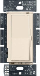 LED+ Dimmer Switch, 150W for Dimmable LED/CFL, 600W Incandescent, Light Almond