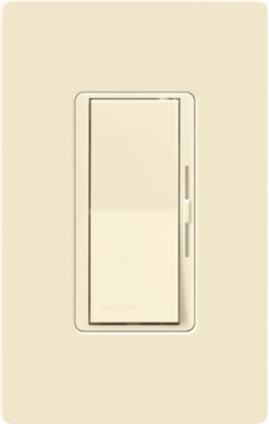 Diva LED+ Dimmer Switch, 150W LED/CFL or 600W Incandescent, Almond